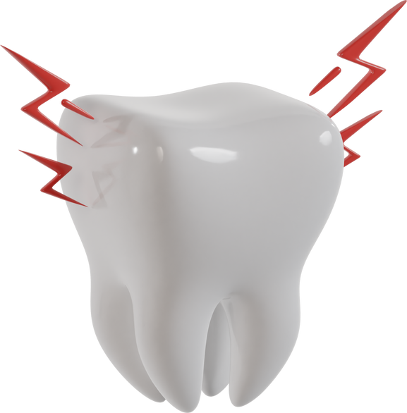 Sensitive Tooth 3D Icon